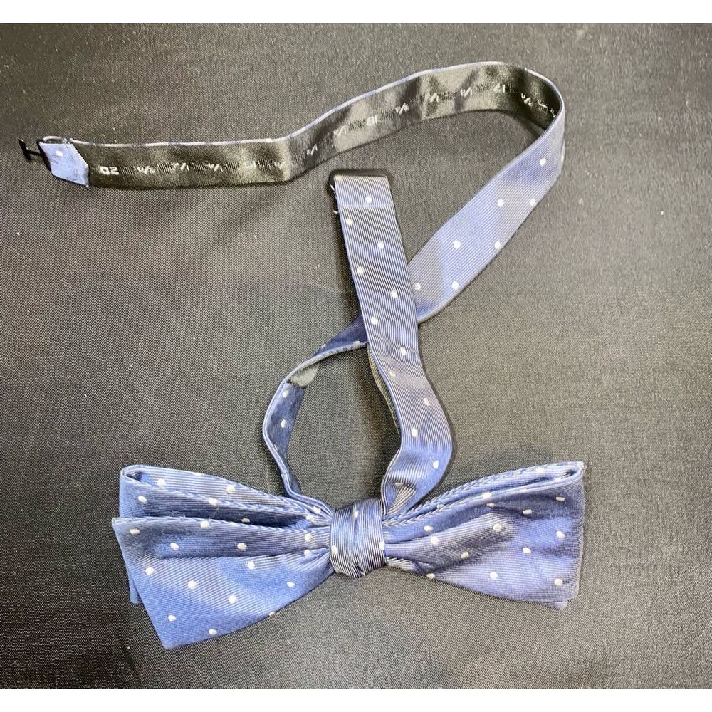Esquire Menswear Accessories Long silk faille bow tie